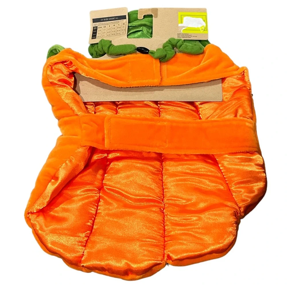 New Old Navy Pumpkin Halloween Costume For Dogs Size S